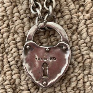 Heart padlock necklace